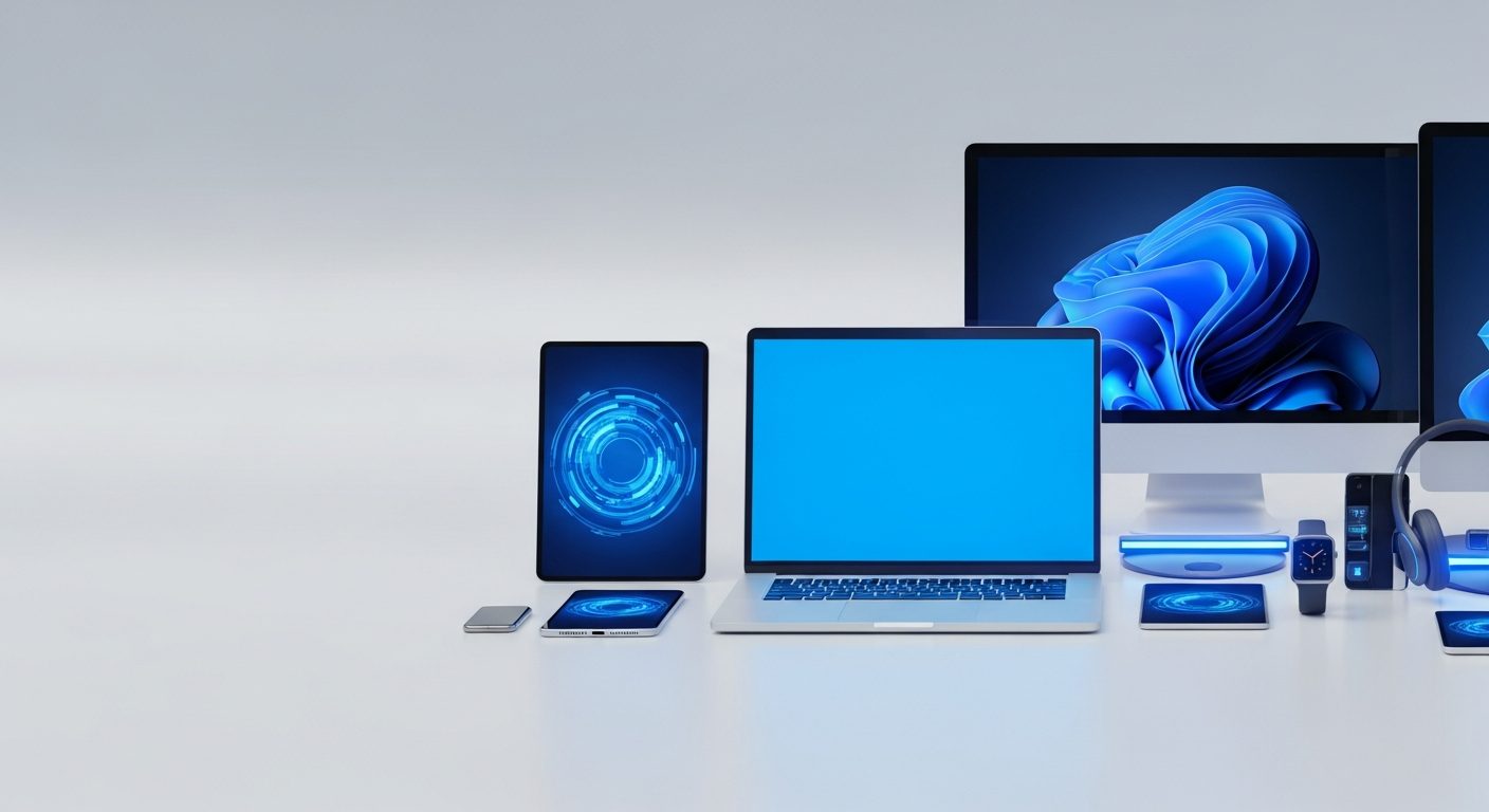 Laptop profesional con pantalla encendida en oficina moderna